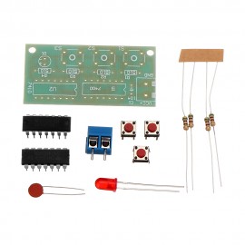 10pcs DIY Three Person Voter Module Kit DIY Electronic Production Kit 74HC00+74HC10