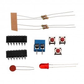 5pcs DIY Three Person Voter Module Kit DIY Electronic Production Kit 74HC00+74HC10