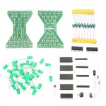 5pcs DC 5V Blue DIY LED Electronic Hourglass Kit Soldering Practice Spare Parts Module