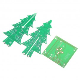 Upgraded Version DIY Colorful Christmas Tree Electronic Production Kit With Shell