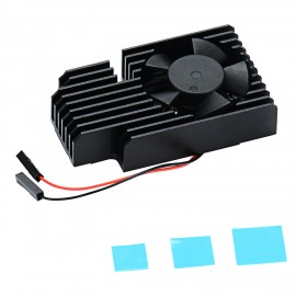 3510 Version Extreme Cooling Fan + Copper Heatsink + Thermal Tapes Kit For  3B+