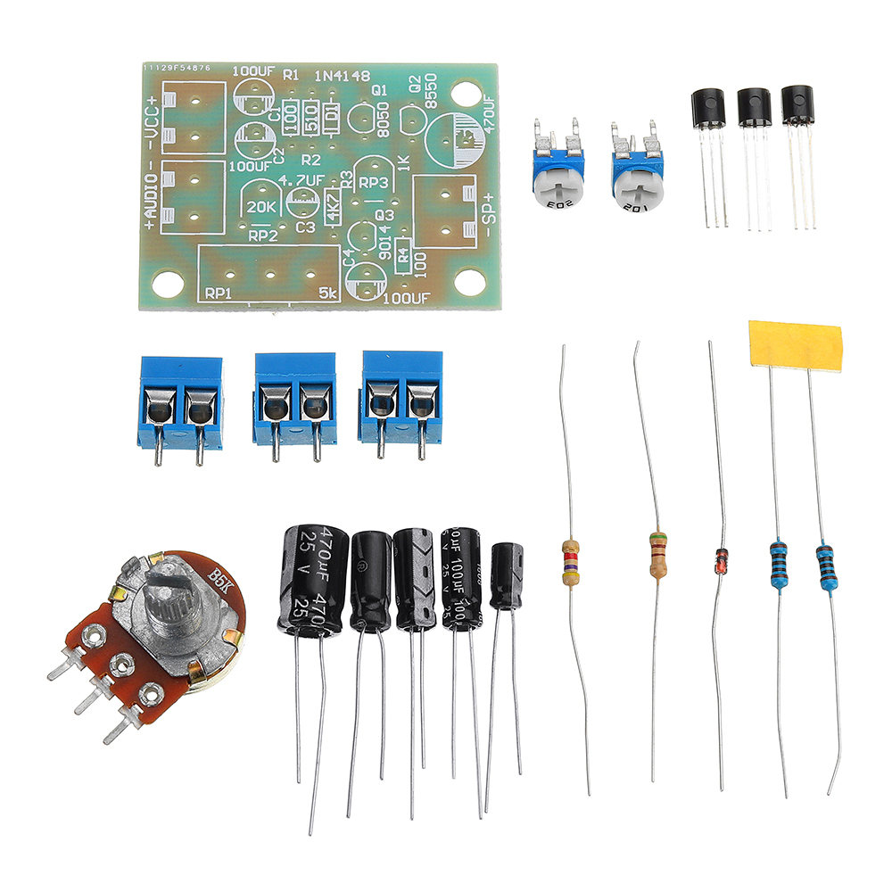 DIY OTL Discrete Component Power Amplifier Kit Electronic Production Kit