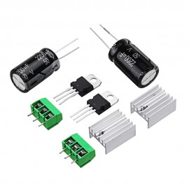 DIY LM7812+LM7912 Dual Voltage Regulator Rectifier Bridge Power Supply Module 5V 12V Kit