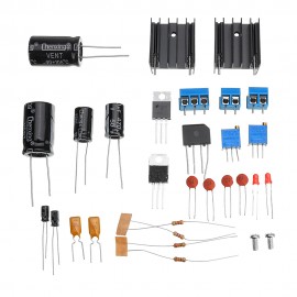 5pcs DIY LM317+LM337 Negative Dual Power Adjustable Kit Power Supply Module Board Component