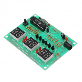 5V-12V AT89C2051 Digital Tube Multi Function Six Digital LED Electronic Clock Module Board