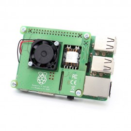 PoE HAT IEEE802.3af 5V 2.5A Output Power Over Ethernet Expansion Board + Cooling Fan for Raspberry Pi 3 Model B+(Plus)