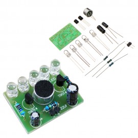 20pcs DIY Voice Controlled Melody Light 5MM Highlight DIY LED Flash Electronic Training Kit