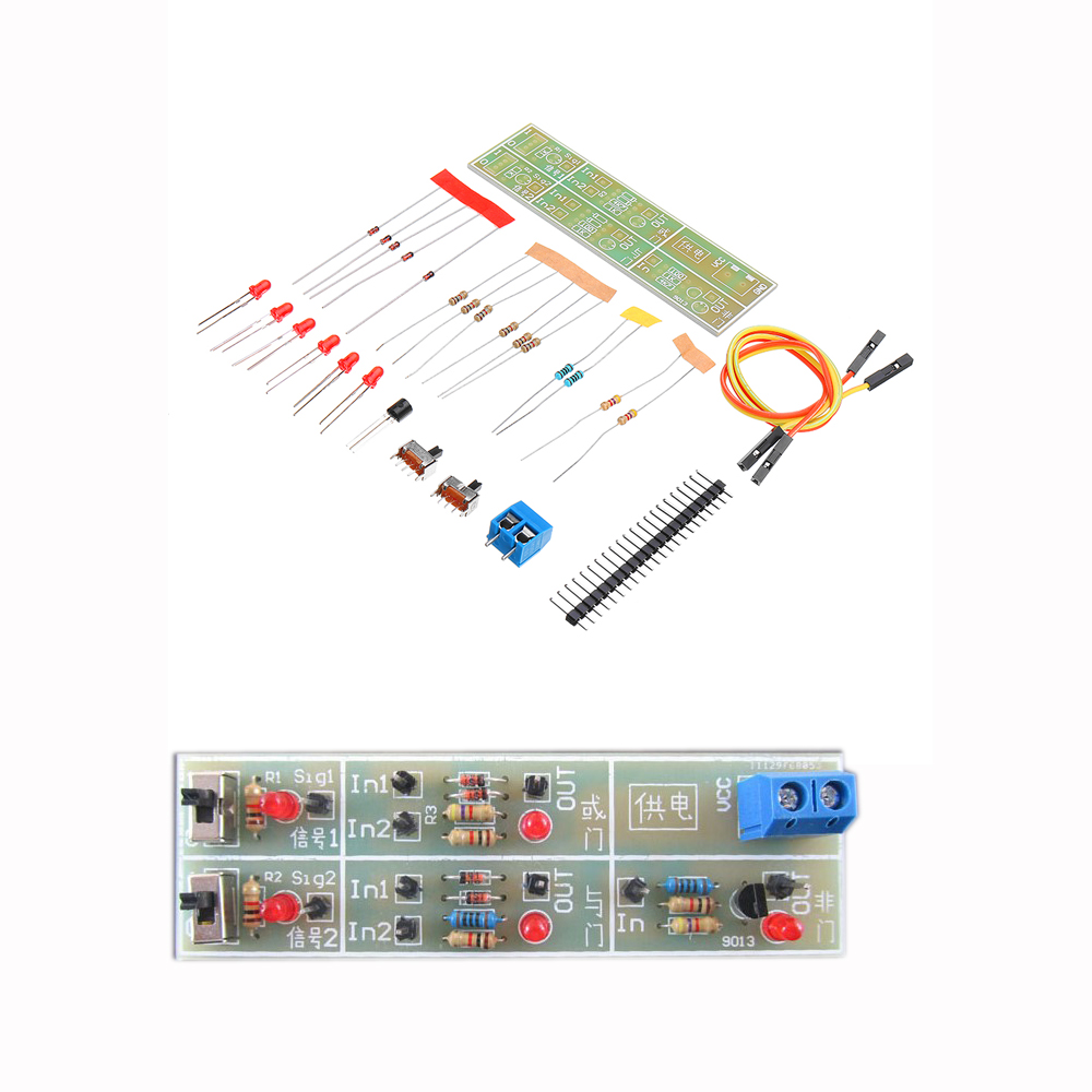 DIY Discrete Element Gate Circuit Kit Digital Circuit Teaching Experiment Starter Kits