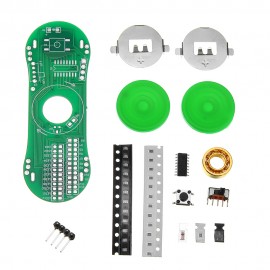 DIY LED Lysande Fingertips Gyroskop Kit Roterande Finger Gyro Display Text Mnster Elektronisk Produktions Kit