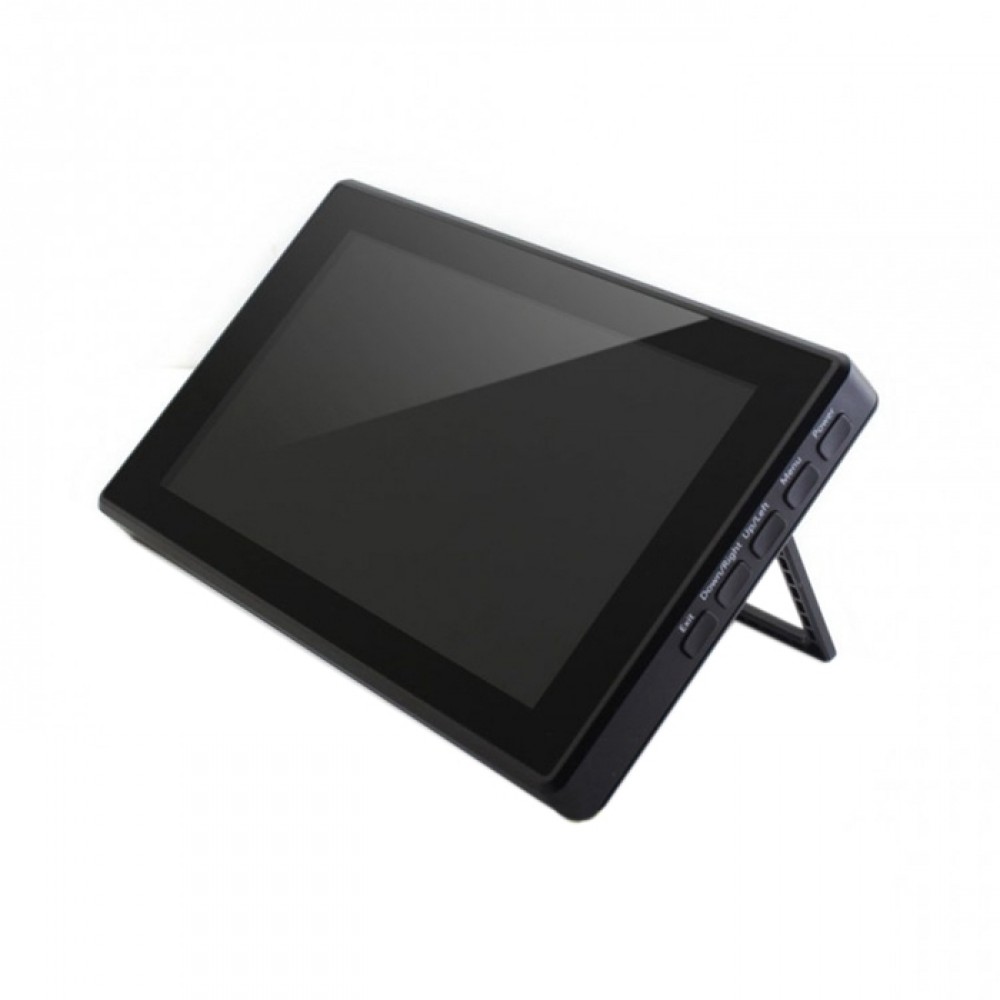 7inch HDMI LCD (H) IPS 1024×600 Capacitive Touch Screen with Toughened Glass Cover, Supports Multi mini-PCs Multi Systems