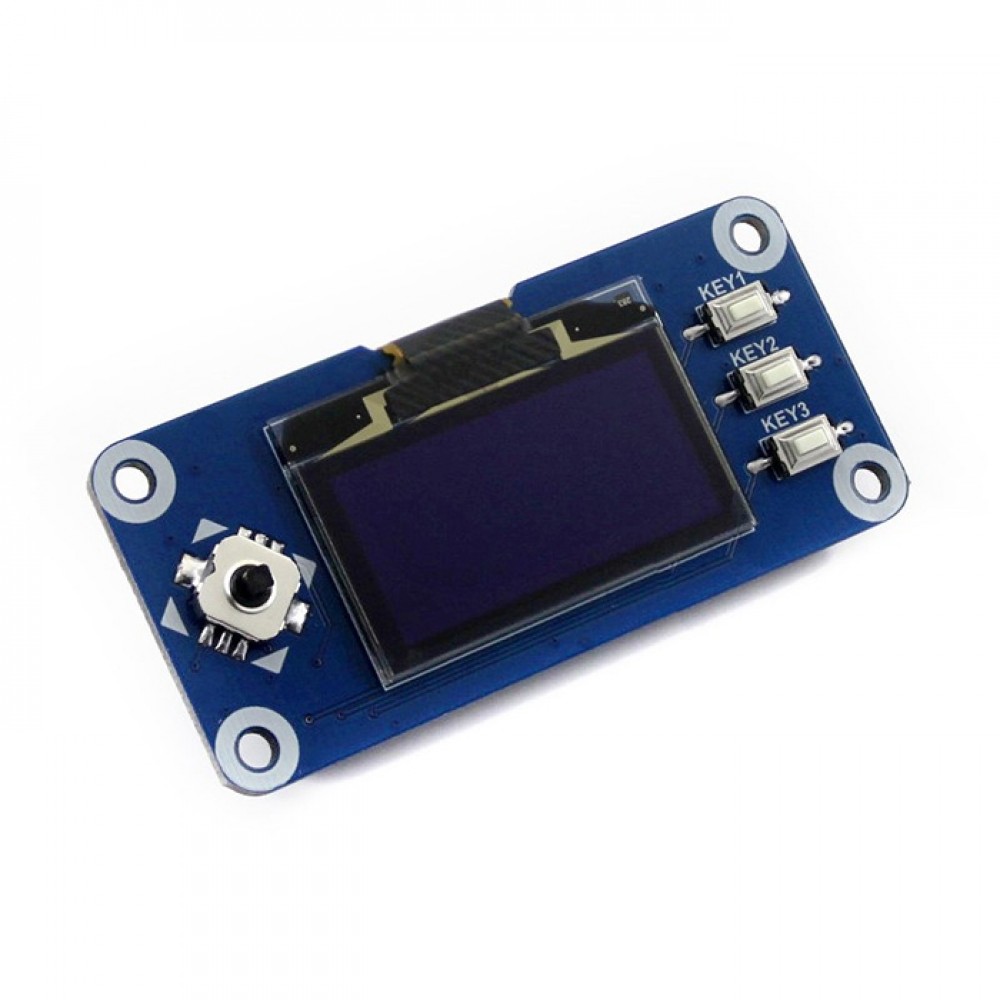 128×64 1.3inch OLED Display HAT for 