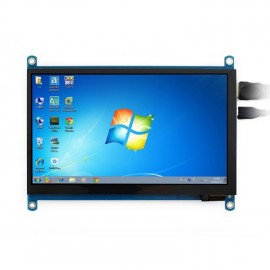 7inch HDMI LCD (H) IPS 1024×600 Capacitive Touch Screen, Supports Multi mini-PCs Multi Systems