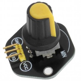 LDTR-RM039 Rotary Angle Sensor Module Light / Volume Control for Arduino (Yellow)