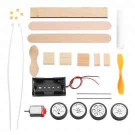 Electric Sliding Aircraft DIY Kit Student Small Invention Manual Material Science Model Toy