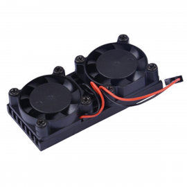 Ultimate Dual Cooling Fan + Aluminum Heatsink + Copper Heatsink + Thermal Tape Kit For  3B+ /3B/2B/B+