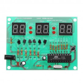 5V-12V AT89C2051 Digital Tube Multi Function Six Digital LED Electronic Clock Module Board