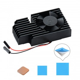 3510 Version Extreme Cooling Fan + Copper Heatsink + Thermal Tapes Kit For  3B+