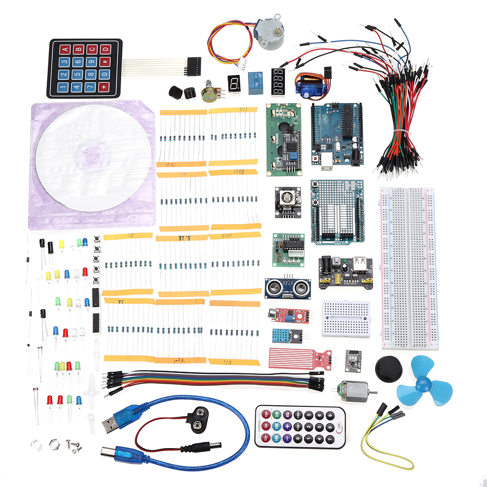 DIY Super Introductory LCD1602 UNOR3 Basic Starter Learning Kit Starter Kits for Arduino