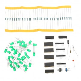 3pcs DC 5V Green DIY LED Electronic Hourglass Kit Soldering Practice Spare Parts Module