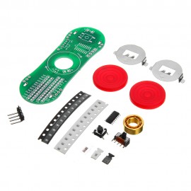 DIY LED Lysande Fingertips Gyroskop Kit Roterande Finger Gyro Display Text Mnster Elektronisk Produktions Kit