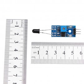 LM393 3 Pin IR Flame Detection Sensor Module Fire Detector Infrared Receiver Module For Arduino