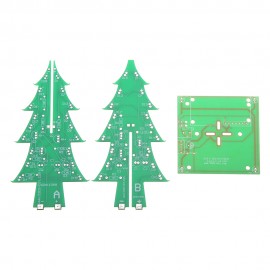 Upgraded Version DIY Colorful Christmas Tree Electronic Production Kit With Shell